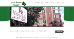 Desktop Screenshot of beechviewmanor.org